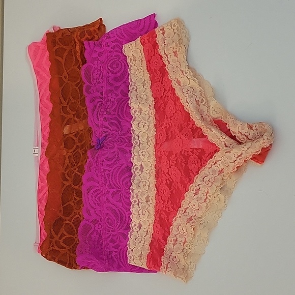 PINK Victoria's Secret Other - NWOT Lot of 4 PINK/Victorias Secret lacey panties sz Small